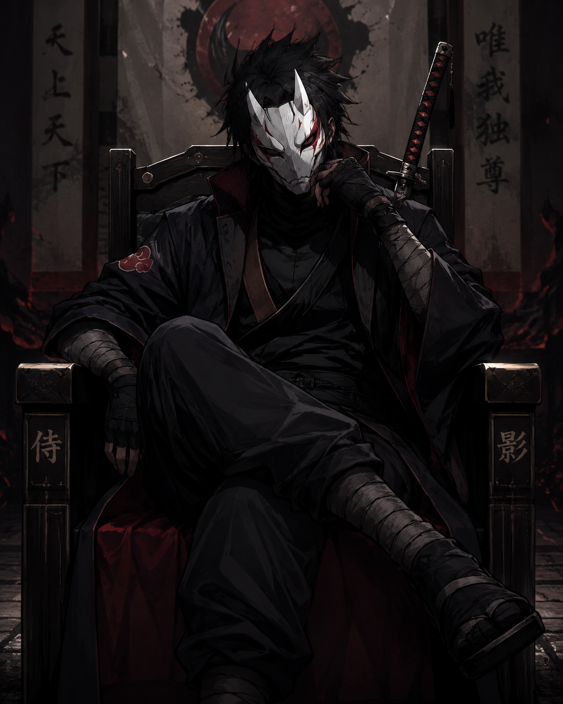 Warrior, masked